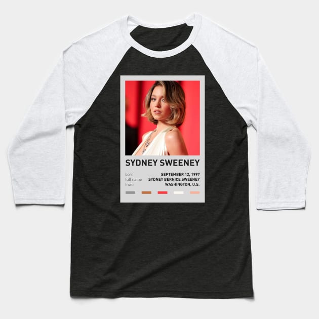 Sydney Sweeney Baseball T-Shirt by sinluz